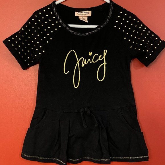 Juicy Couture Other - Juicy Couture Girl's Black Dress - Size 4